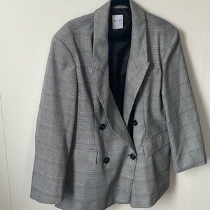 MOTF oversized plaid blazer - New with tags